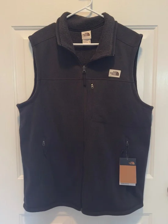 The North Face Men’s Dark Gray Sweater Fleece Vest XL