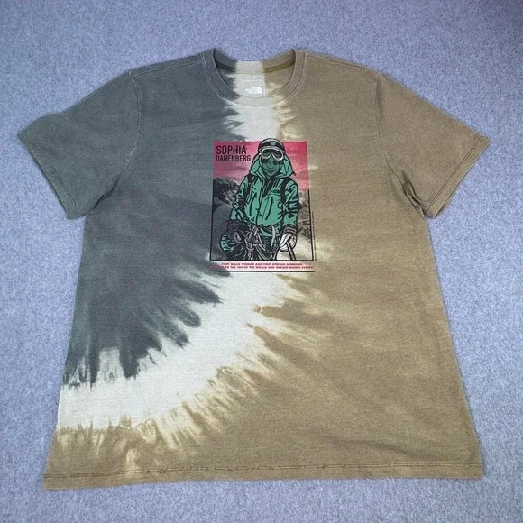 The‎ North Face T-Shirt Mens XL Brown Sophia Danenberg Black History Month
