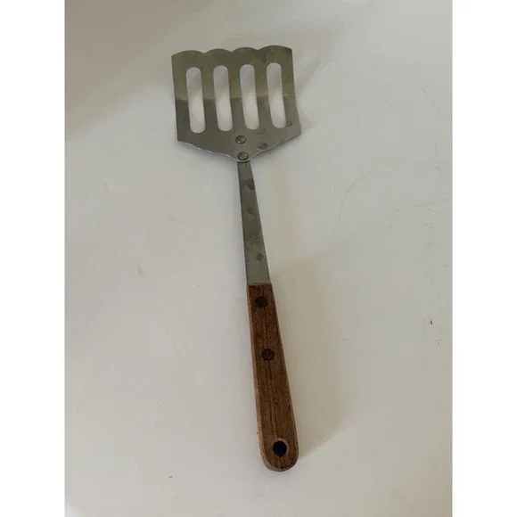 Vintage Robinson Knife Co. Stainless Steel Slotted Spatula 11.5