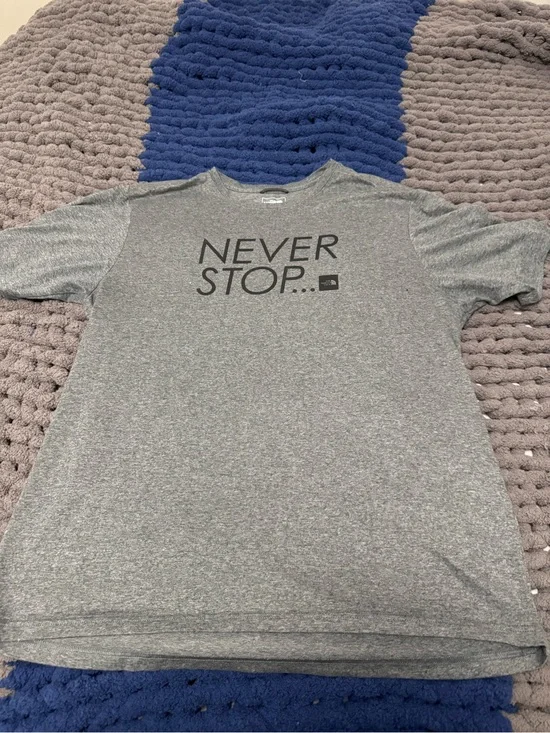 The North Face Gray 'Never Stop' Short Sleeve Tee - Heather