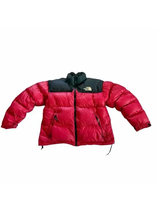 The North Face 1996 Retro Nuptse 700 Down Jacket Red Black L