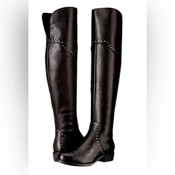 Aerosols West Side leather studded boots