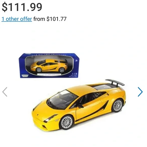 Brand new remote control Lamborghini Gallardo superleggera orange sports car