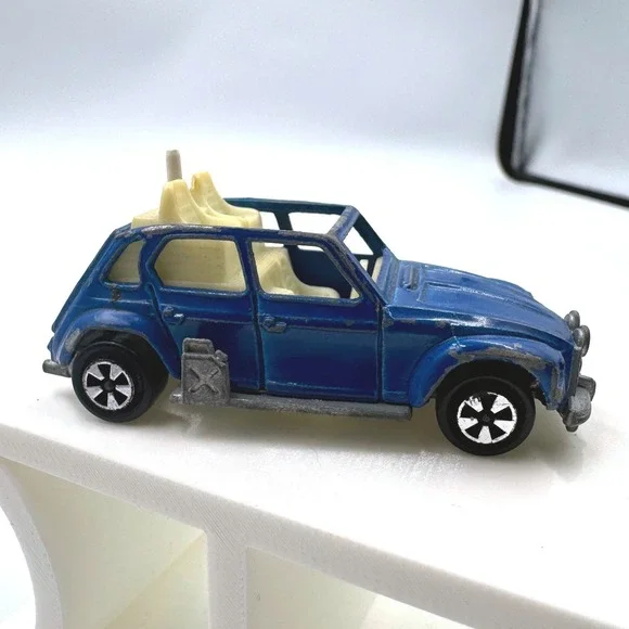 Majorette Maharadjah No 237 Blue Diecast Car 1/60 Made in France Vintage Toy