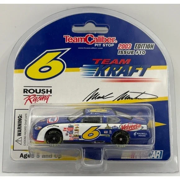 2003 Team Caliber #6 Team Kraft NASCAR Die-Cast Mark Martin Roush Racing 1:64‎