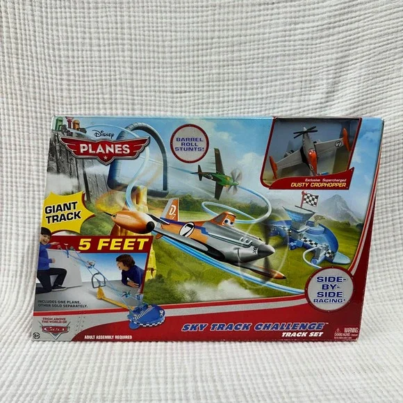 NEW SEALED Disney Planes Cars Sky Track Challenge Track set race planes