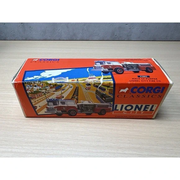 Corgi Classics Lionel City Fire Truck Co Mack CF Pumper 52002 Red