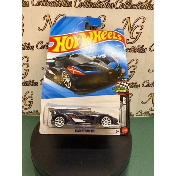 Hot Wheels Bugatti Bolide Dark Blue HW Starting Grid 4/10 50/250 Diecast Car