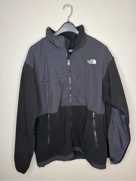 NWT - The North Face Men's Black over Black Fleece Jacket Mens XL