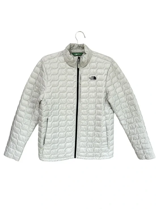 The North Face Men’s ThermoBall Eco Jacket in White, Size Medium