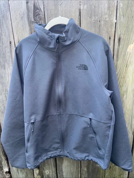 The North Face Men's Camden Soft Shell Jacket Coat Gray Size Medium