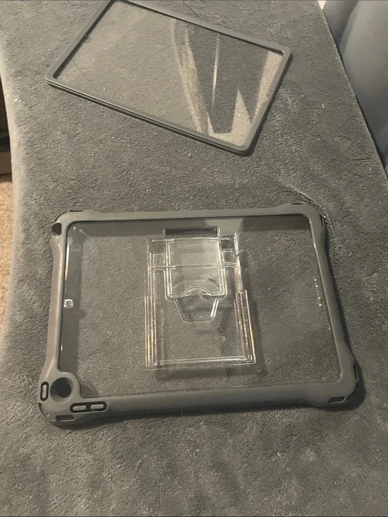Logitech Clear Back Tablet Case with Gray Bumper