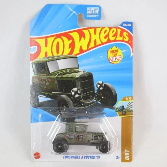 Hot Wheels Green Ford Model A Custom '31 Toy Car - NEW