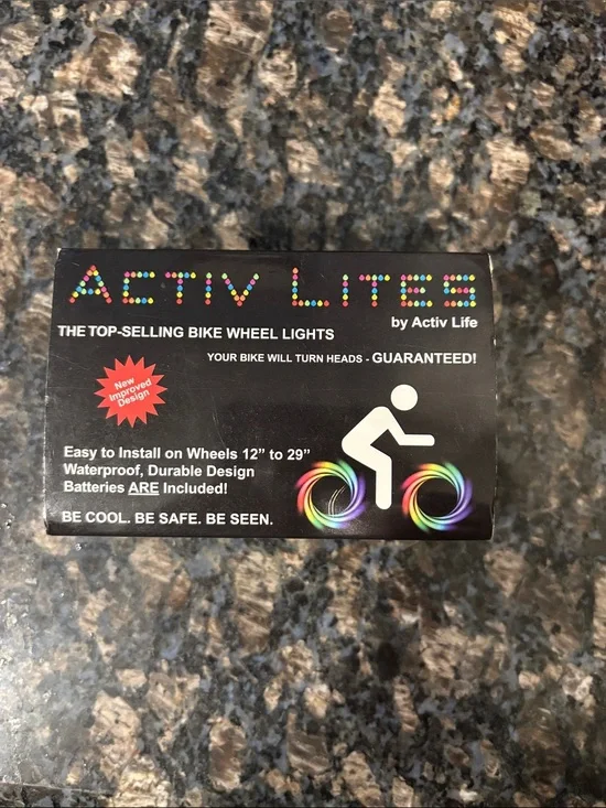 Active Life Activ Lites Bike Wheel Lights - Blue Lights