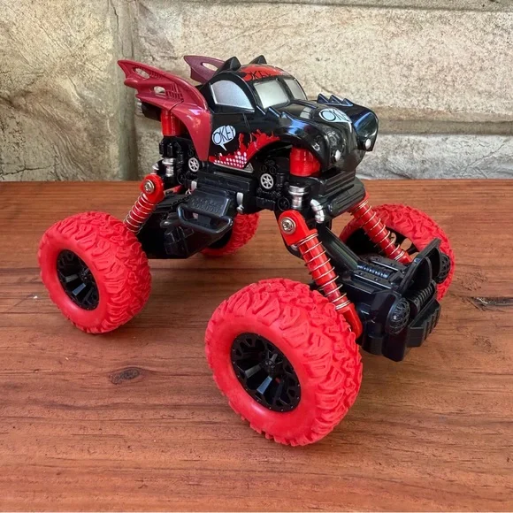 Monster Truck Toy with Red Wheels