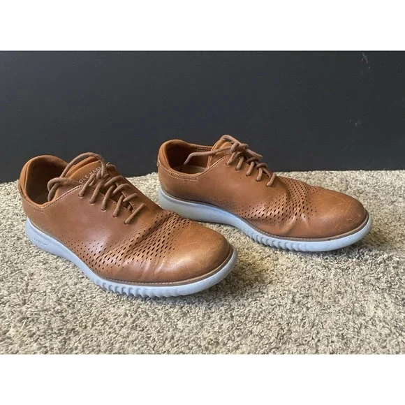 Cole Haan ZeroGrand Shoes Brown Comfort‎ Oxford Sneakers men's 8.5