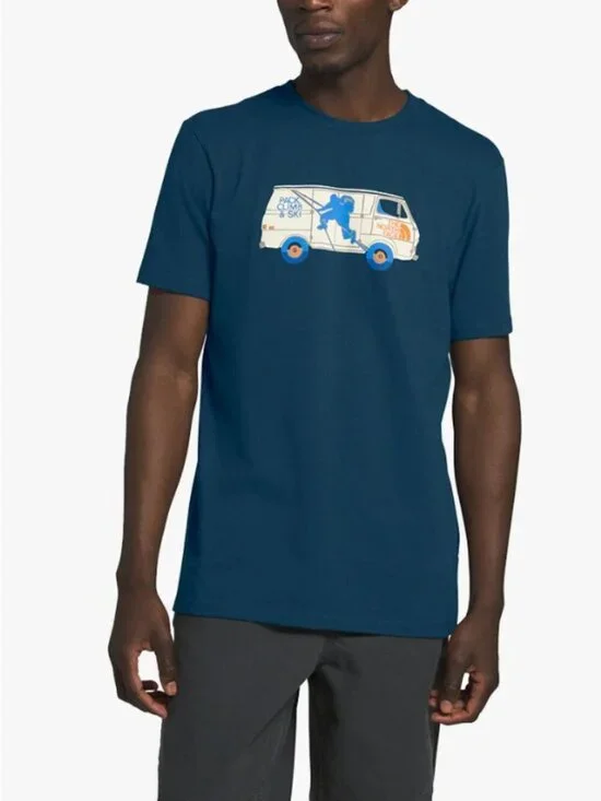 NWT The North Face Outdoor Free Short Sleeved Tee in Blue Wing Teal