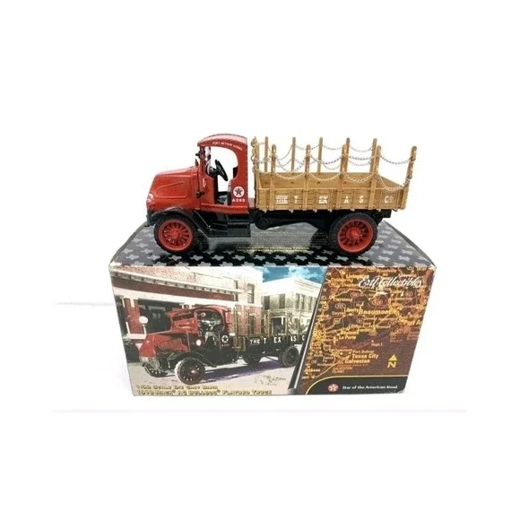 1918 Ertl Collectibles Texaco Die Cast Bank 1918 Mack AC Bulldog Flatbed Truck