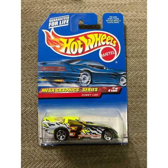 Hot Wheels Mega Graphics Series Funny Car 1999 Collector 973 Team Bousquette