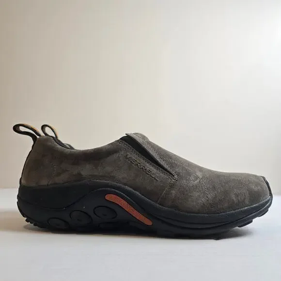 Merrell Jungle Moc Mens Size 13 Gunsmoke Suede Leather J60787 Slip On Shoes