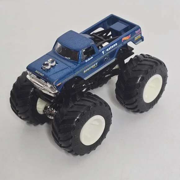 Hot Wheels Bigfoot Firestone Blue Monster Jam Truck 1:64 Diecast Loose