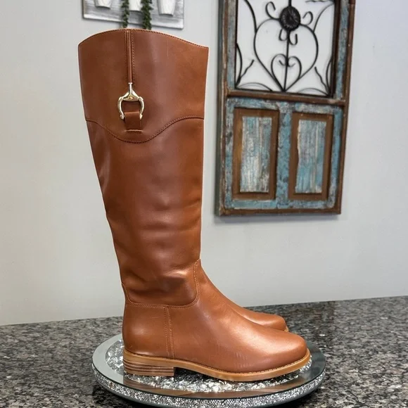 Giani Bernini Sandraa leather Bohemian knee high riding Boots NEW 7