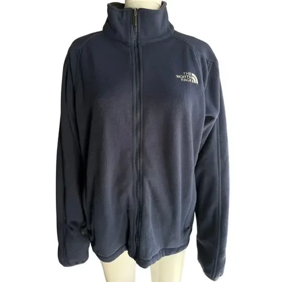 The North Face Glacier Full Zip Fleece Jacket Men’s Small Blue