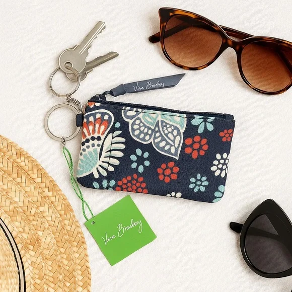 Vera Bradley Zip ID Case in Nomadic Floral NWT