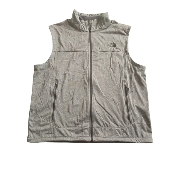 The North Face Mens Canyonwall Full Zip Gray  Vest Size XL Outdoors
