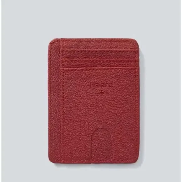 New Halara Card Id Holder Wallet In Red Color