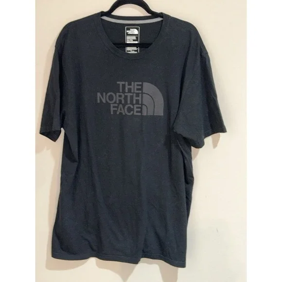 The North Face Men's Unisex Black Half Dome Logo 100% Cotton T-Shirt