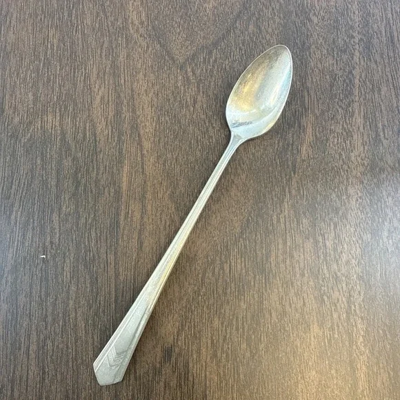 Art Deco Imperial Five Silverplate Flatware PINEHURST Iced Tea Spoons