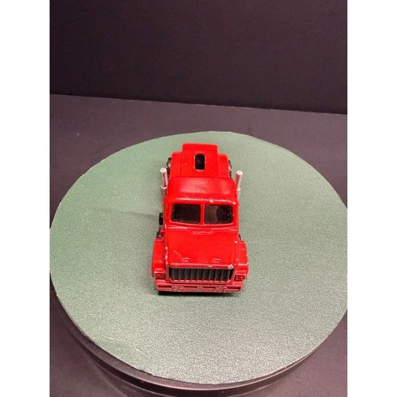 Majorette Red Semi Truck Cab Diecast 1/100 Scale Made in France Vintage Toy