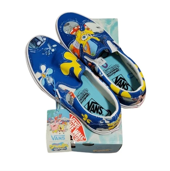 Vans x‎ SpongeBob SquarePants Slip On Alohabob Limited Edition 8.5/10