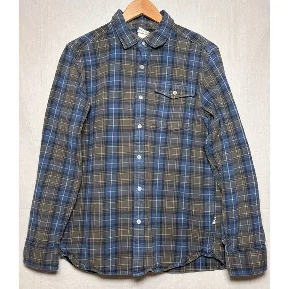 The‎ North Face Shirt Mens Medium Blue Plaid Arroyo Hiking Outdoor Flannel M