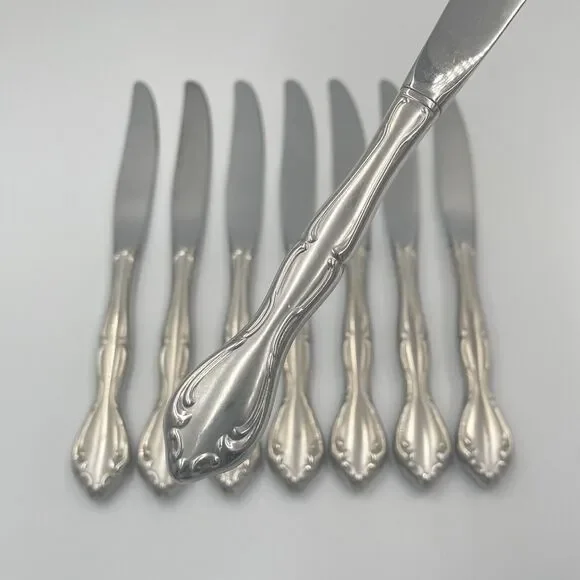 8 QTY Oneida USA CANTATA Dinner Knives Stainless Steel Replacement Flatware 9