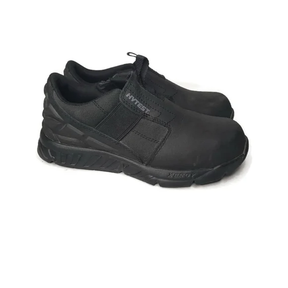 HYTEST Men's Metatarsal Guard Safety‎ Shoes Black Size 5.5