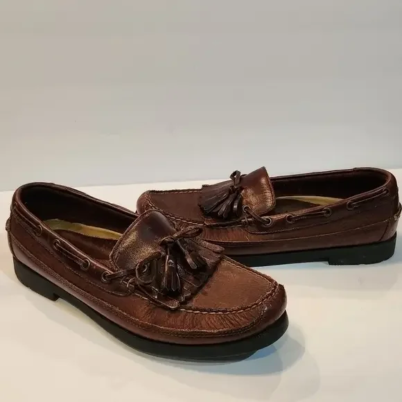 Sperry Top-Sider Tassel Slip‎ on Size 11.5 Leather Boat River Lake Shoe