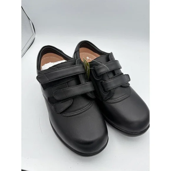SmartGrip Shoes Mens Size 8X Black Slip Resistant Hook & Loop Work Sneakers
