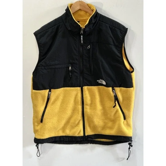 The North Face Men's Denali Fleece Vest Polartec  Sz Large Zip Pockets