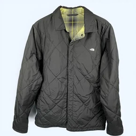 The North Face Men's Afterburner Jacket Plaid Lining Reversible Size Small