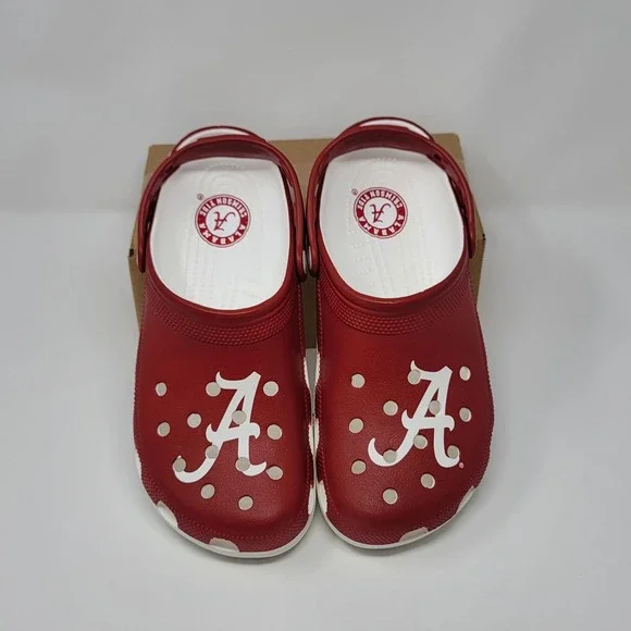 Crocs Classic Clogs‎ University of Alabama Crimson Tide Men's 10 Women's 12 Red