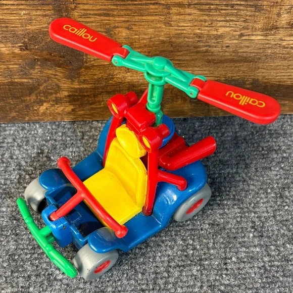2002 Cinar corporation caillou flying car toy kids tv show vintage