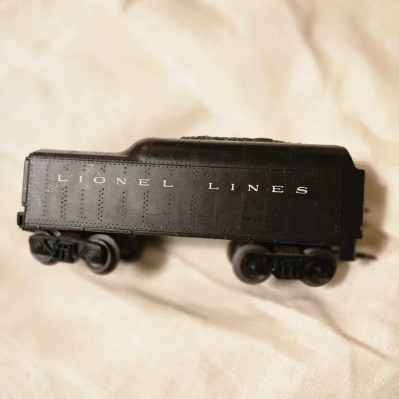 VTG Lionel Postwar O27 Black Coal Tender Toy Train Rolling Stock Steam Accessory