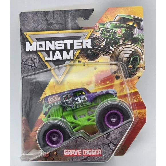 Spin Master Monster Jam Grave Digger 2025‎ Series 1 Purple 1:64 Diecast Truck