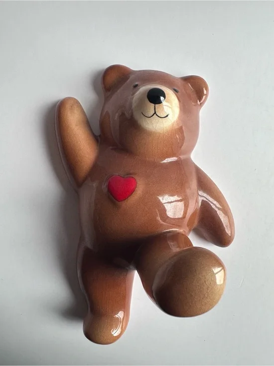 Vintage Ceramic Bear Hook