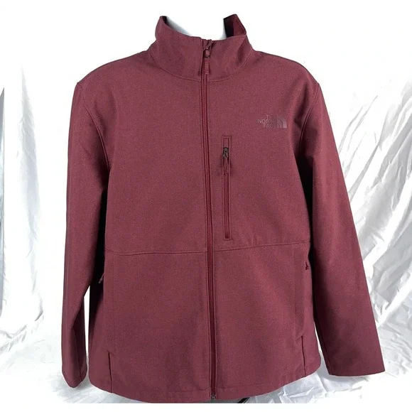 The North Face Cordovan Dark Heather Red Maroon Apex Bionic Jacket Men's XL