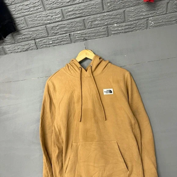 The North Face Mens Patch Pullover Hoodie Tan Brown Medium‎ NF0A4M4B