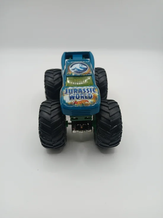 2021 JURASSIC WORLD VELOCIRAPTOR BLUE Hot Wheels Monster Truck