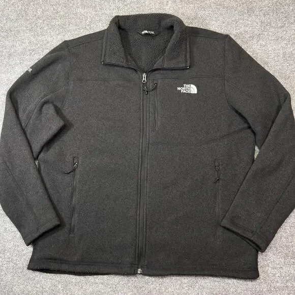 The North Face Jacket Mens XL Fleece Lined Full Zip Pockets Collared Warm
